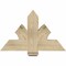 Ekena Millwork Redmond Rough Sawn Timber Gable Bracket, Douglas Fir, 36"W x 23"H x 6"D x 6"F, 15/12 Pitch GBW036X23X0606RED00RDF - alternate 1